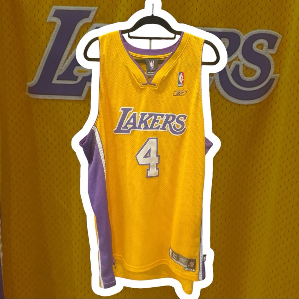 Reebok 2x lakers Walton jersey.